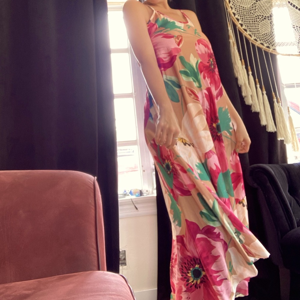 Floral maxi dress